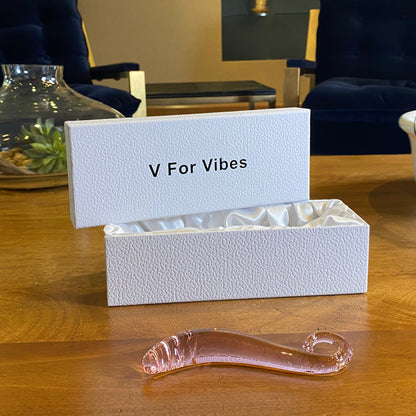 Glass Anal Plug - Glass Dildo - Glass Sex Toys | V FOR VIBES