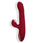 Heated thrusting dildo