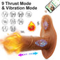 Bluetooth Thrusting Dildo with Heat for Women